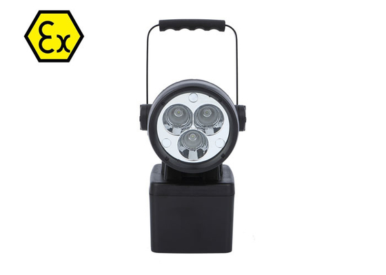 本質的に安全な耐圧防爆LEDの仕事ライト1080Lm調節可能なランプの頭部