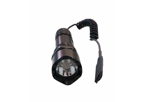 クリー語LEDとの180のLmの黒の大きさの戦術的な懐中電燈IP67の防水