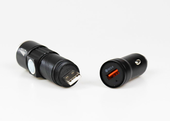 Zoomable再充電可能なLEDの懐中電燈の磁気小型の懐中電燈Usb充満トーチ